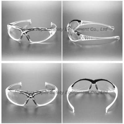 Sport Type Clear Polycarbonate Lens Safety Eyewear (SG117)